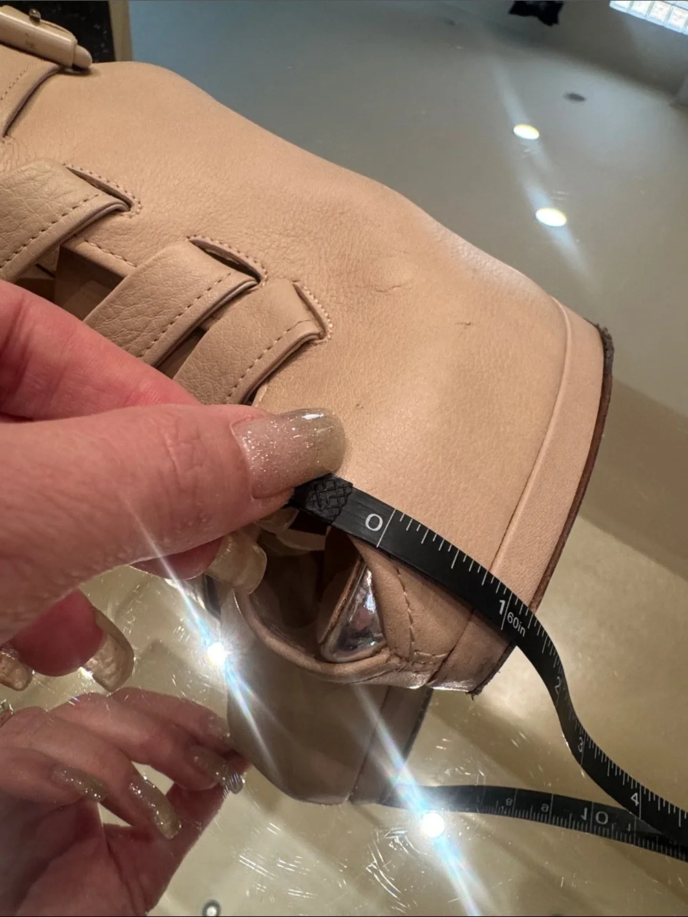 Giuseppe Zanotti Vintage Nude Beige Platform Peep Toe Booties Heels